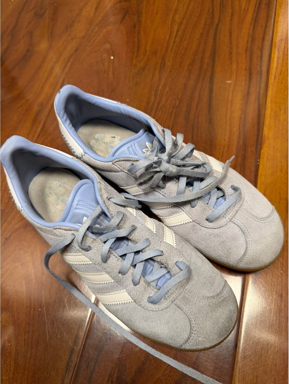 Adidas Gazelle Shoes Sneaker Blue/White Stripe JI2008 Size 7